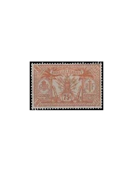 Nouvelles Hebrides N° 034 Obli