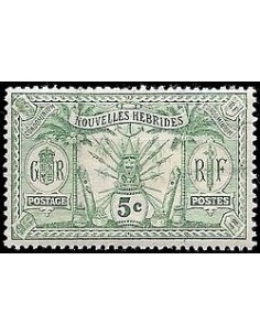 Nouvelles Hebrides N° 038 Obli