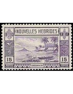 Nouvelles Hebrides N° 102 Obli