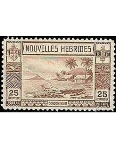 Nouvelles Hebrides N° 104 Obli