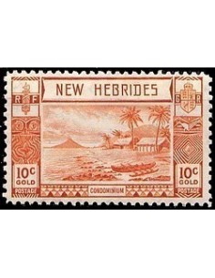 Nouvelles Hebrides N° 113 Obli