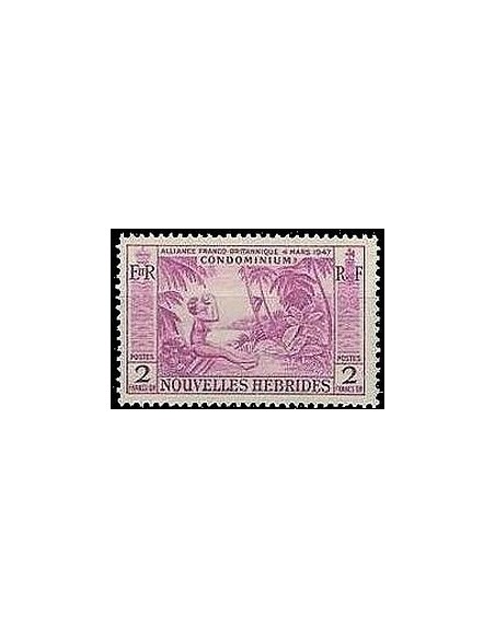 Nouvelles Hebrides N° 184 Obli