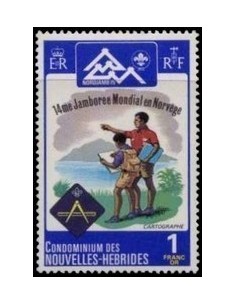 Nouvelles Hebrides N° 412 Obli