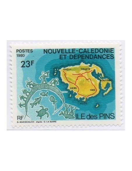 Nouv Cal N° 0435 Obli