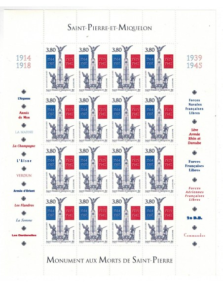 S P M Feuille N° F684 Neuf **