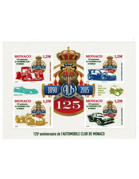 Monaco feuille du N° 2833