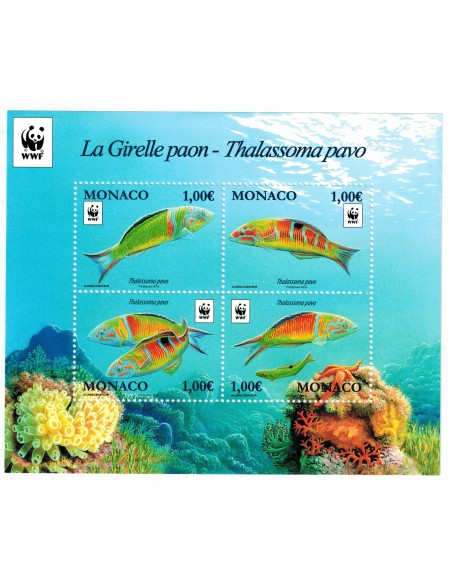 Monaco feuille du N° 2833