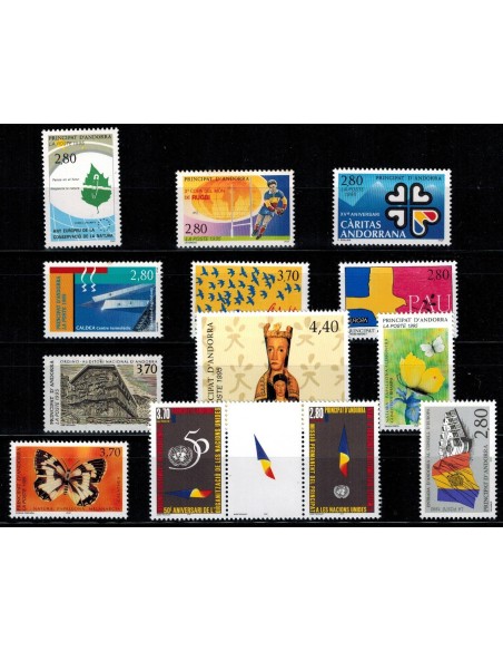 Annee complete Andorre 1992 N **
