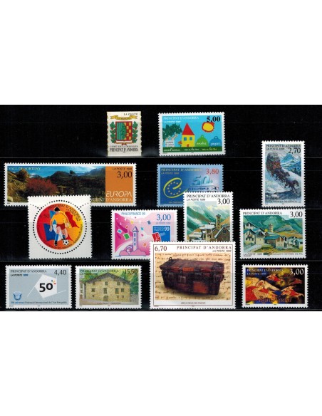 Annee complete Andorre 1999 N **