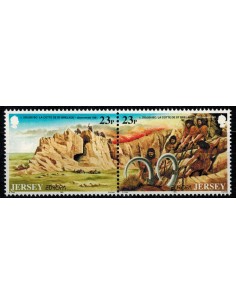 Timbre Poste Europa Ile de Jersey N° 0644/645 N** philatelie foxtimbre