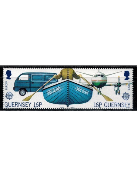 Timbre Poste Europa Ile de Guernesey N° 0419/420 N** philatelie foxtimbre