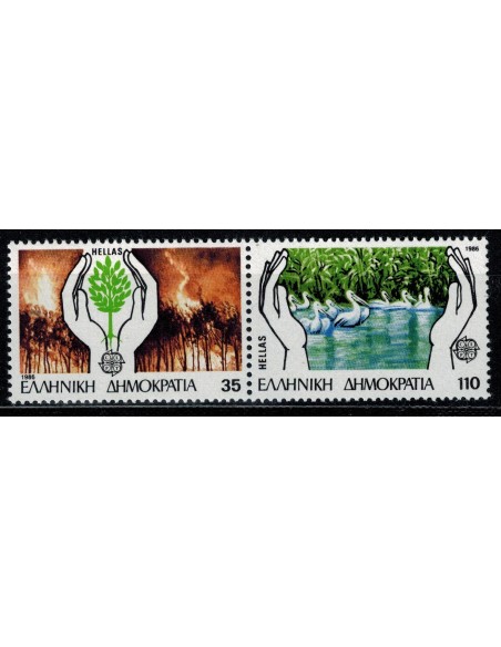 Timbre Poste Europa Grèce N° 1611/1612 N** philatelie foxtimbre