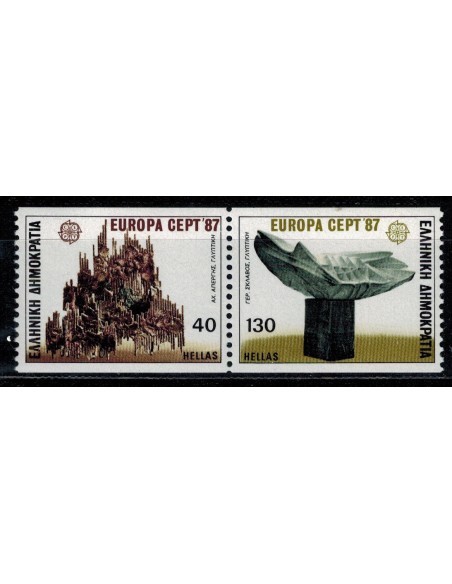 Timbre Poste Europa Grèce N° 1634/1635 N** philatelie foxtimbre