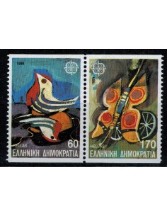 Timbre Poste Europa Grèce N° 1705/1706 N** philatelie foxtimbre