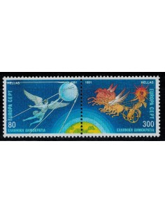 Timbre Poste Europa Grèce N° 1763/1764 N** philatelie foxtimbre