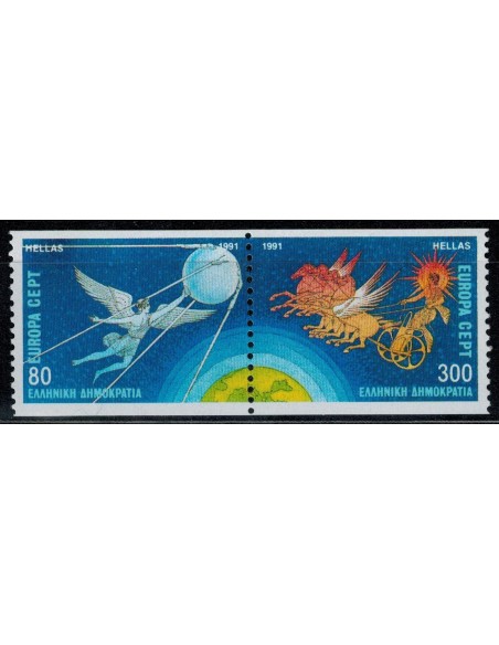 Timbre Poste Europa Grèce N° 1765/1766 N** philatelie foxtimbre