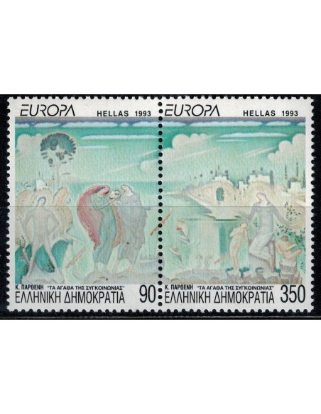 Timbre Poste Europa Grèce N° 1817/1818 N** philatelie foxtimbre
