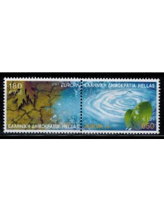 Timbre Poste Europa Grèce N° 2054/2055 N** philatelie foxtimbre