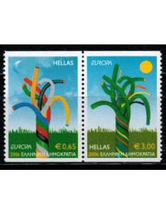 Timbre Poste Europa Grèce N° 2332/2333 N** philatelie foxtimbre