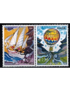 Timbre Poste Europa Grèce N° 2203/2204 N** philatelie foxtimbre