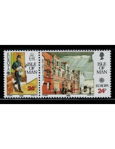 Timbre Poste Europa Ile de Man N° 0434/435 N** philatelie foxtimbre