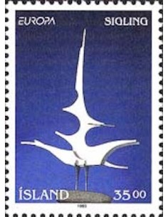 Timbre Poste Europa Islande N° 0739 N** philatelie foxtimbre