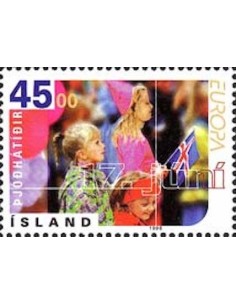Timbre Poste Europa Islande N° 0839 N** philatelie foxtimbre