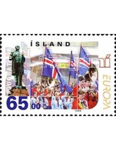 Timbre Poste Europa Islande N° 0840 N** philatelie foxtimbre