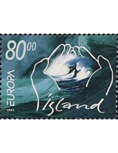 Timbre Poste Europa Islande N° 0915 N** philatelie foxtimbre
