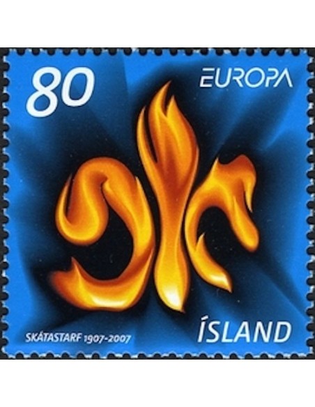 Timbre Poste Europa Islande N° 1091 N** philatelie foxtimbre