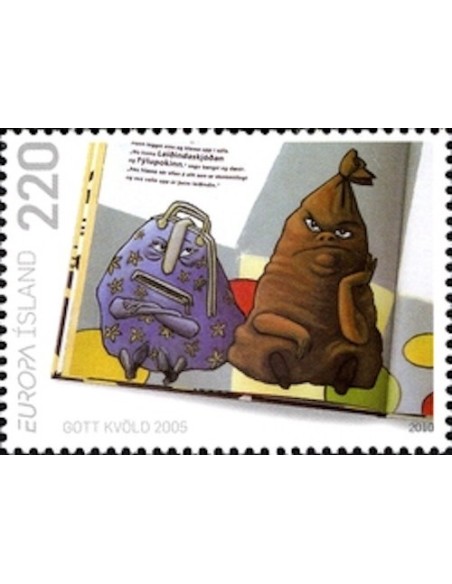 Timbre Poste Europa Islande N° 1204 N** philatelie foxtimbre