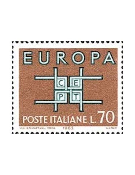 Timbre Poste Europa Italie N° 0896 N** philatelie foxtimbre