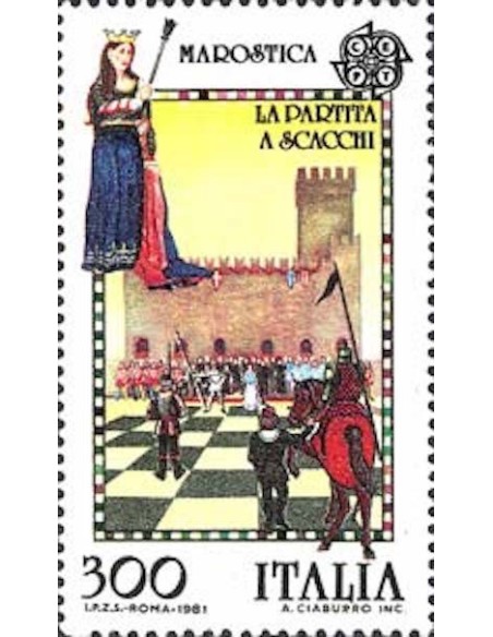 Timbre Poste Europa Italie N° 1480 N** philatelie foxtimbre