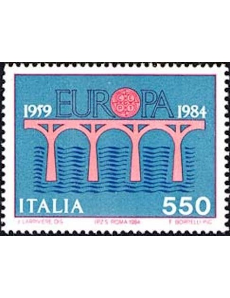 Timbre Poste Europa Italie N° 1619 N** philatelie foxtimbre