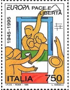Timbre Poste Europa Italie N° 2110 N** philatelie foxtimbre