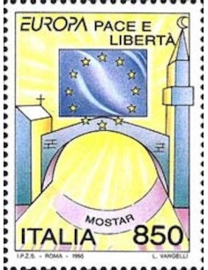 Timbre Poste Europa Italie N° 2111 N** philatelie foxtimbre