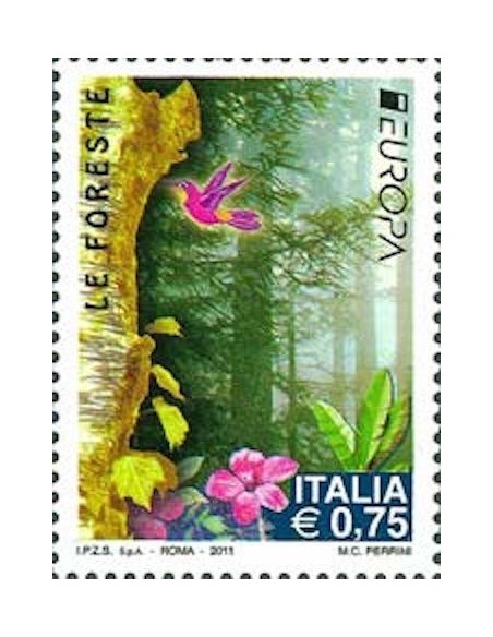 Timbre Poste Europa Italie N° 3205 N** philatelie foxtimbre