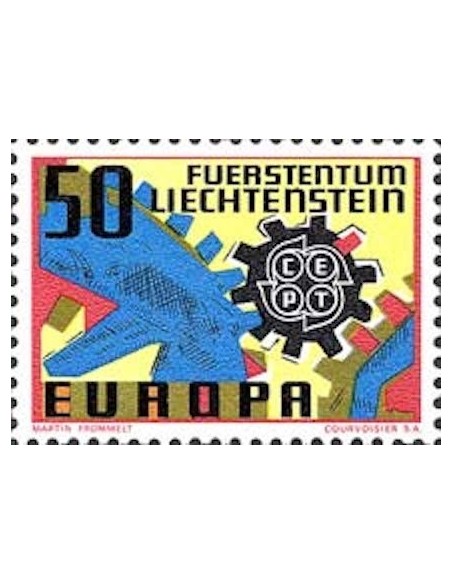 Timbre Poste Europa Liechtenstein N° 0425 N** philatelie foxtimbre