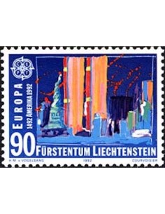 Timbre Poste Europa Liechtenstein N° 0975 N** philatelie foxtimbre