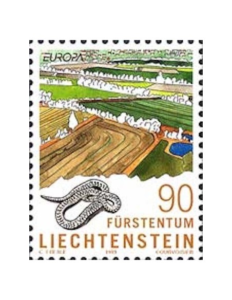 Timbre Poste Europa Liechtenstein N° 1131 N** philatelie foxtimbre