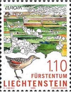 Timbre Poste Europa Liechtenstein N° 1132 N** philatelie foxtimbre