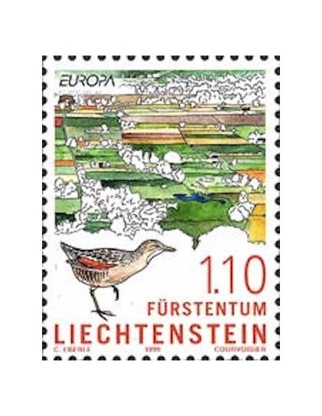 Timbre Poste Europa Liechtenstein N° 1132 N** philatelie foxtimbre