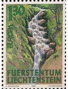 Timbre Poste Europa Liechtenstein N° 1196 N** philatelie foxtimbre