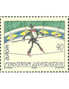 Timbre Poste Europa Liechtenstein N° 1224 N** philatelie foxtimbre