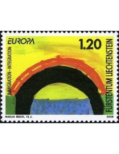 Timbre Poste Europa Liechtenstein N° 1341 N** philatelie foxtimbre