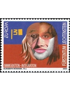 Timbre Poste Europa Liechtenstein N° 1342 N** philatelie foxtimbre
