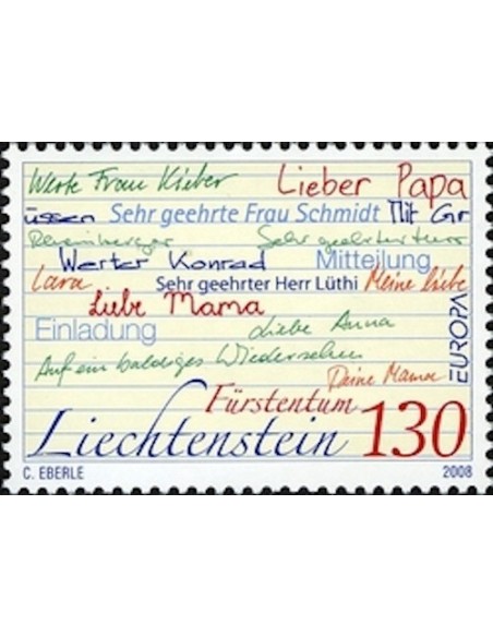 Timbre Poste Europa Liechtenstein N° 1411 N** philatelie foxtimbre