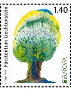 Timbre Poste Europa Liechtenstein N° 1532 N** philatelie foxtimbre