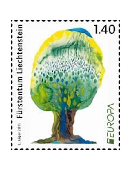 Timbre Poste Europa Liechtenstein N° 1532 N** philatelie foxtimbre