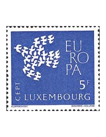 Timbre Poste Europa Luxembourg N° 0602 N** philatelie foxtimbre